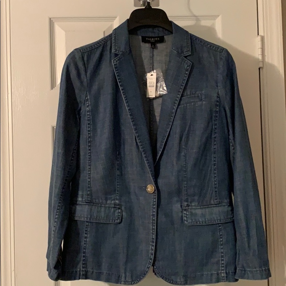 Talbots Jean Blazer